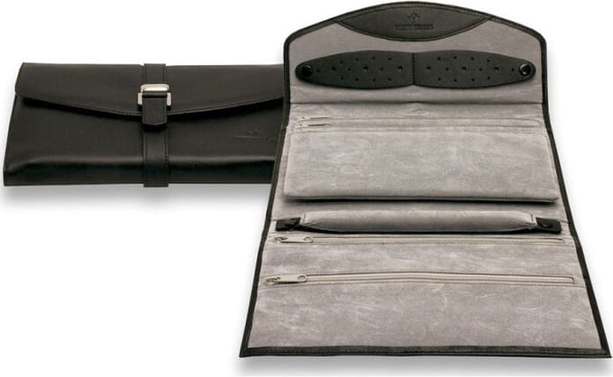 WINDROSE Sieradendoos Nappa Jewellery Roll Black Zwart