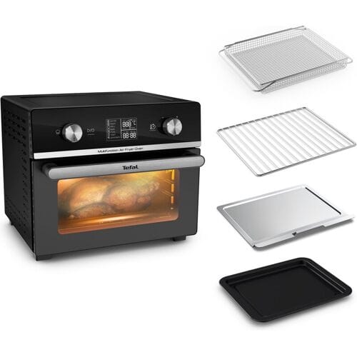 Tefal FW605810 - multifunctionele hete-lucht friteuse en oven - 20 L, 10 programma's, 70% energiebesparing