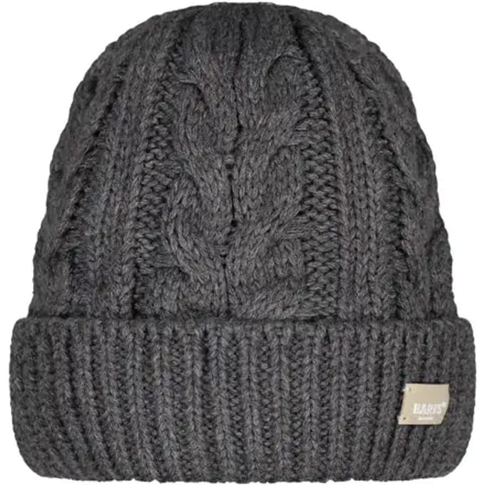 Barts Zirani Beanie Dames Muts One size - Donkergrijs