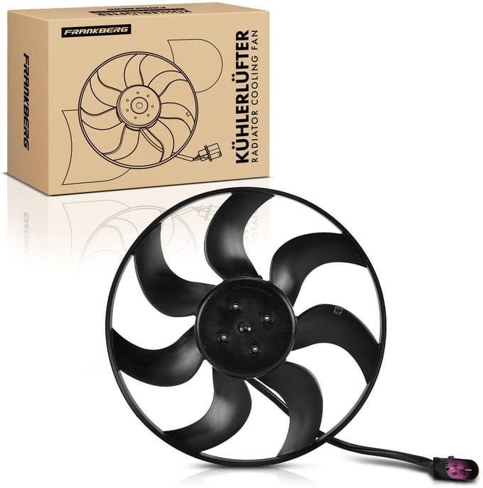 Frankberg 1x Motorradiator enkele ventilator