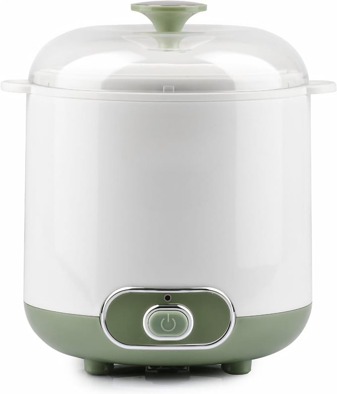 AHD® Yoghurtmaker - Ijsmachine - Yoghurtmachine - Wit- 19cm x 17cm x 22cm