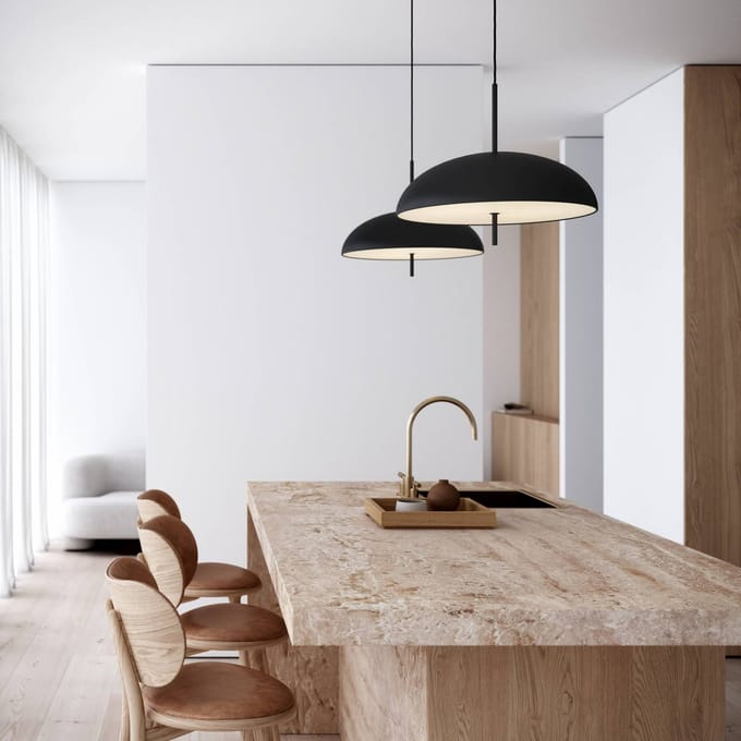 DFTP by Nordlux Hanglamp Versale, zwart, Ø 50 cm