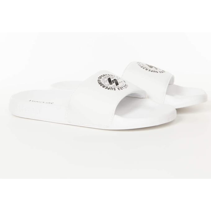 Superdry herensandalen met logo en ring