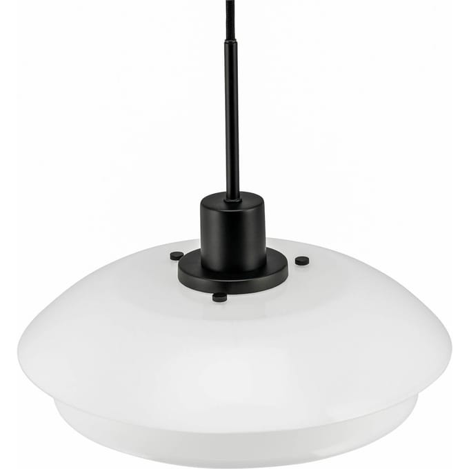 Dyberg Larsen Hanglamp 31 Cm E27 Glas 25w Wit/zwart