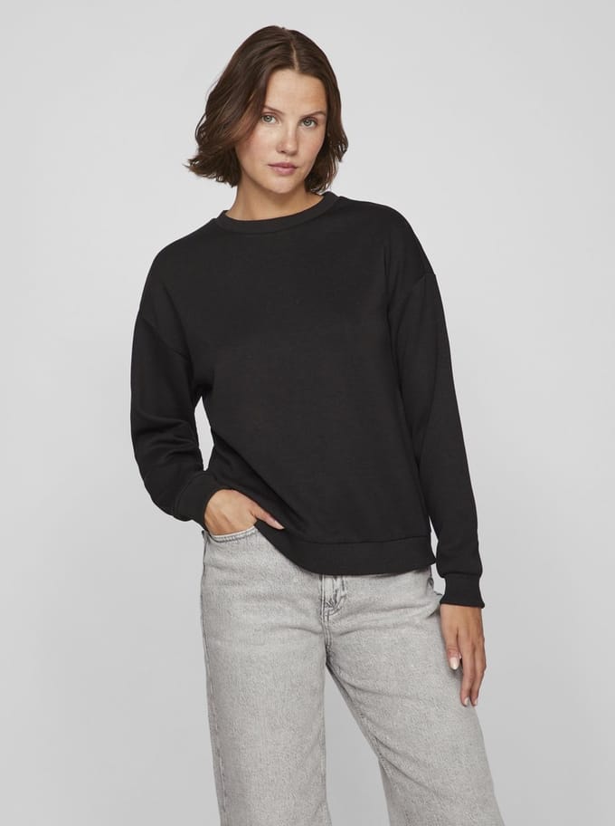 VILA - VISANDY L/S SWEAT TOP - NOOS - Dames - Sweaters