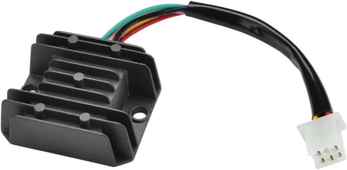 Motor Spanningsregelaar - Gelijkrichter Module - Motor Elektronica - Verbeterde Koeling - DC 12V - Zwart