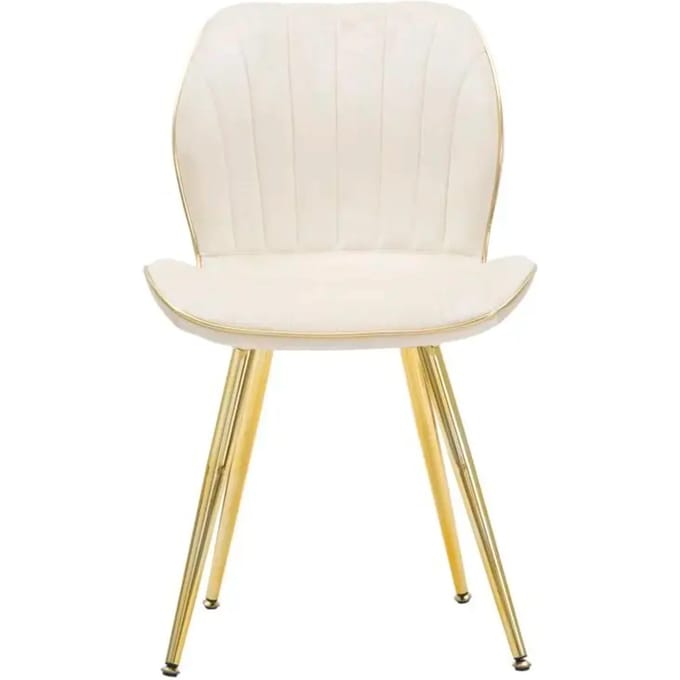 Stoel Paris Chair Space Cream/gold Set 2 Pz 46×58×77 cm