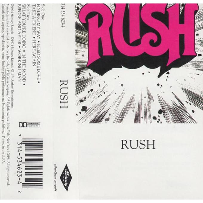 CD RUSH - Rush 3145346232 Mercury 1997 VS Rock Gebruikt