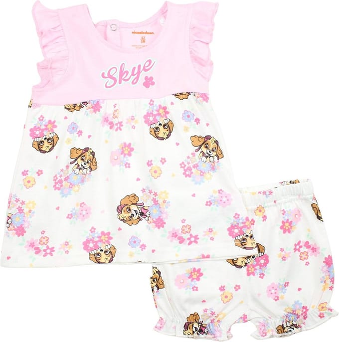Paw Patrol Skye babysetje jurkje+broekje katoen maat 80