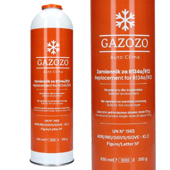 Auto Clima Koelmiddel Vervanger R134a/R12 350g
