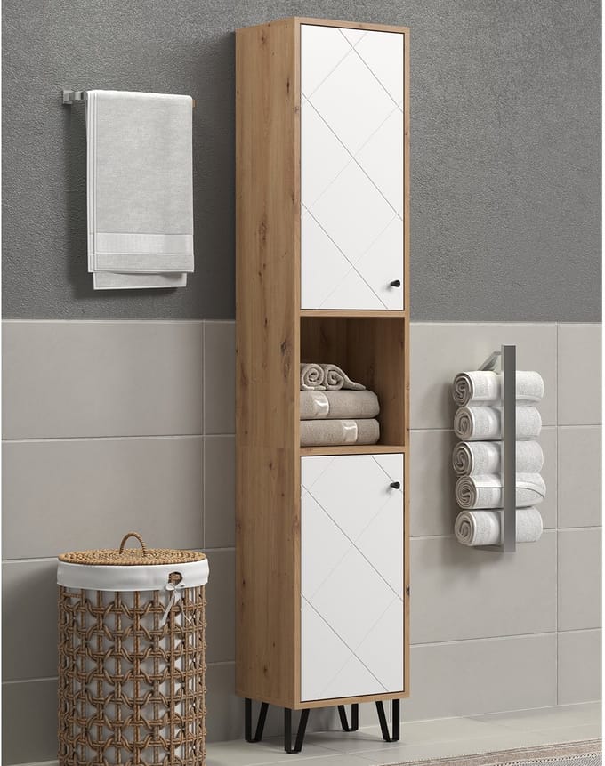 Kolomkast Touch | 36 x 29 x 191 cm | Artisan Oak