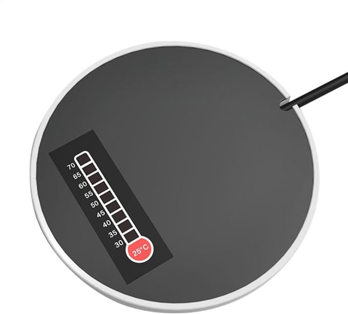 Koffiebekerwarmer - Drankverwarmer - Warme Dranken - Ideale Temperatuur - Compact Ontwerp - Wit