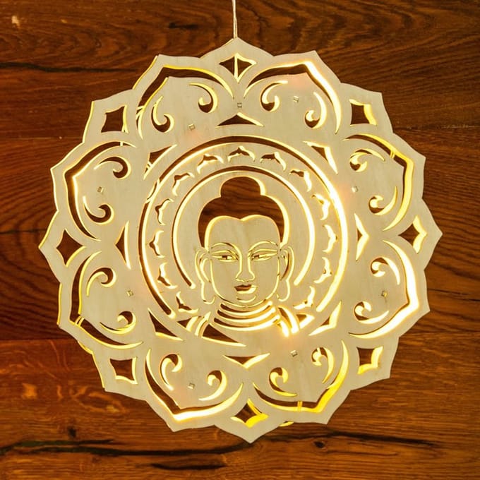 Lichtobject boeddha
