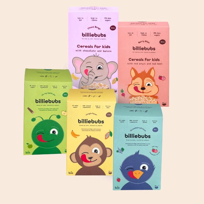 Billiebubs maxi ontbijt pack - cereals en oats