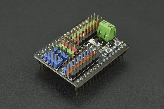 Gravity: I/O Expansion Shield for Pyboard DFR0577 - geschikt voor Arduino