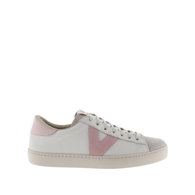Sportschoenen van Berlijns leer en splitleer Victoria