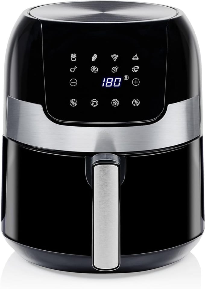 YOR® Heteluchtoven - Oven - Airfryer Oven - Zwart - 28cm x 33cm x 36cm