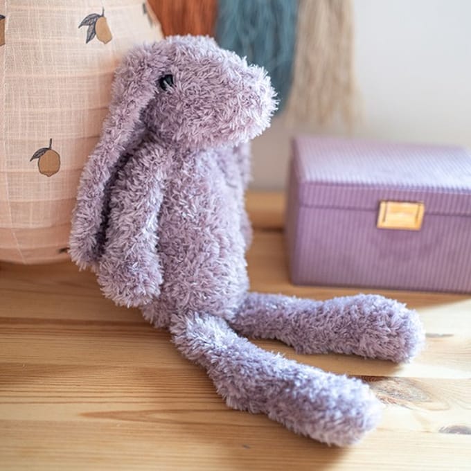 Haakpakket konijn Mini Mellow paars