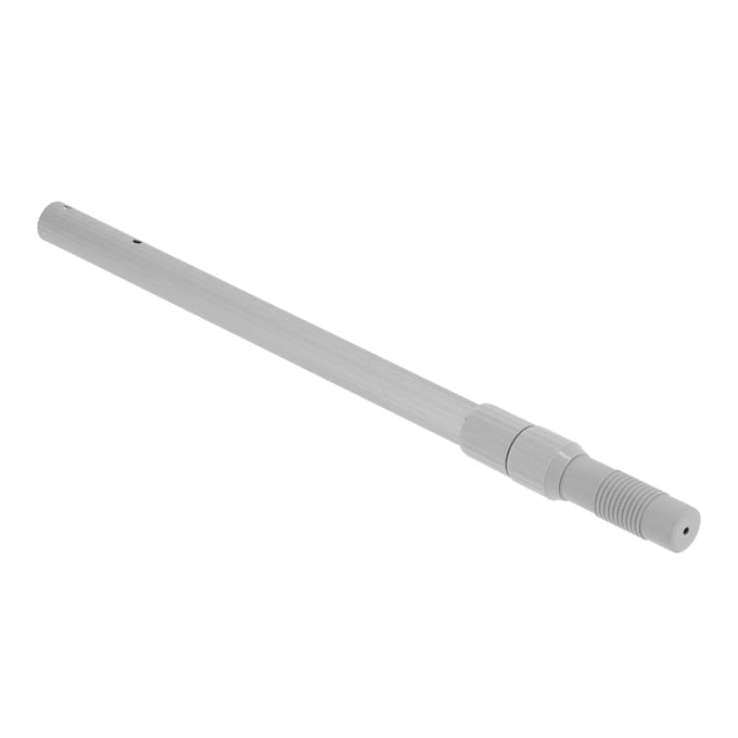 Zwembadstok 2-delige aluminium telescopische stok reinigingsgereedschap benodigdheden voor skimmernet white