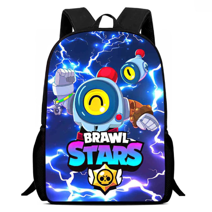 Brawl Stars Schooltas Hoge Definitie Print Multi-Functioneel Lichtgewicht Rugzak