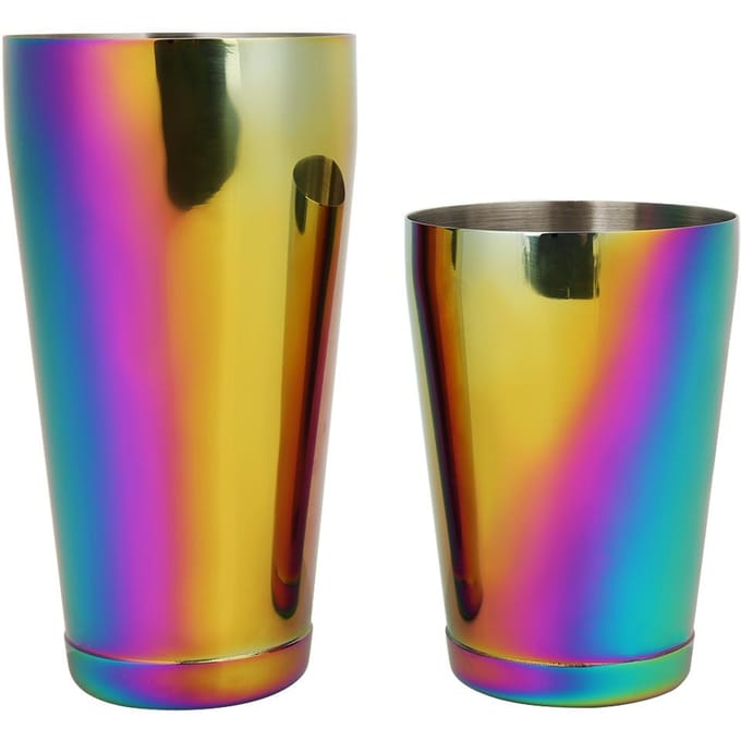 Stijlvolle Kleurrijke Roestvrijstalen Boston Cocktailshaker Mixen Schudden Tool Accessoires voor Bar yellow