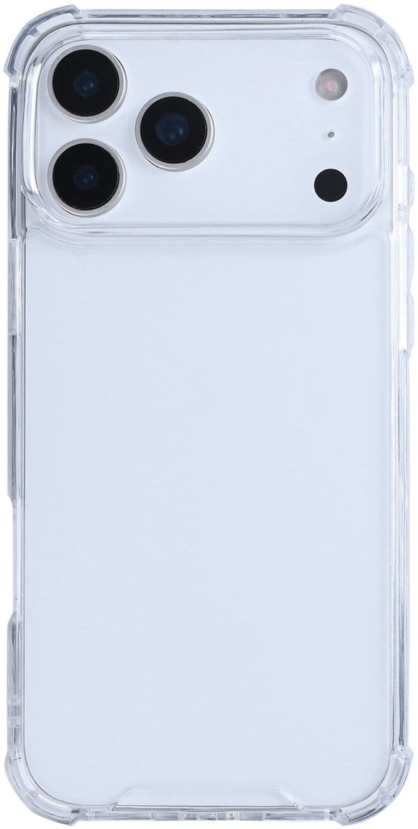 Rixus Anti-Burst Case For Apple iPhone 17 Pro Max Transparent
