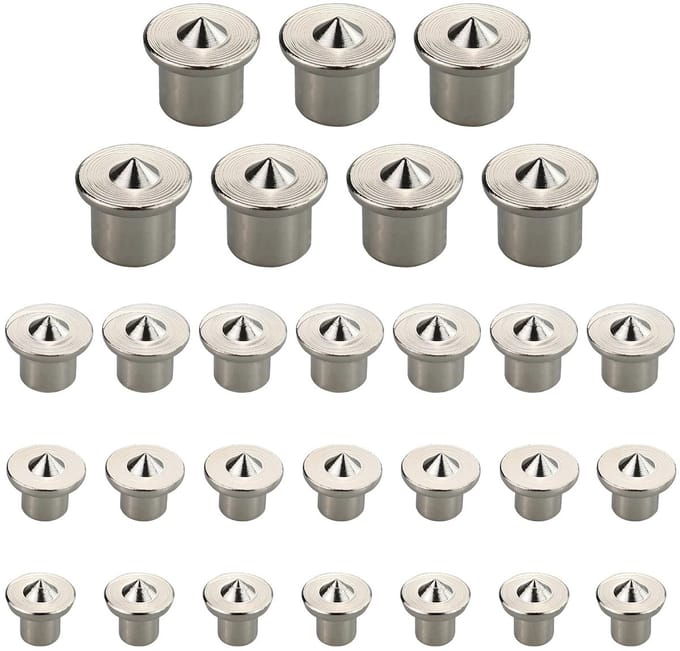 Dailygoods - 28 Stuks Houten Deuvels - Pluggenhulp en Boorgereedschap