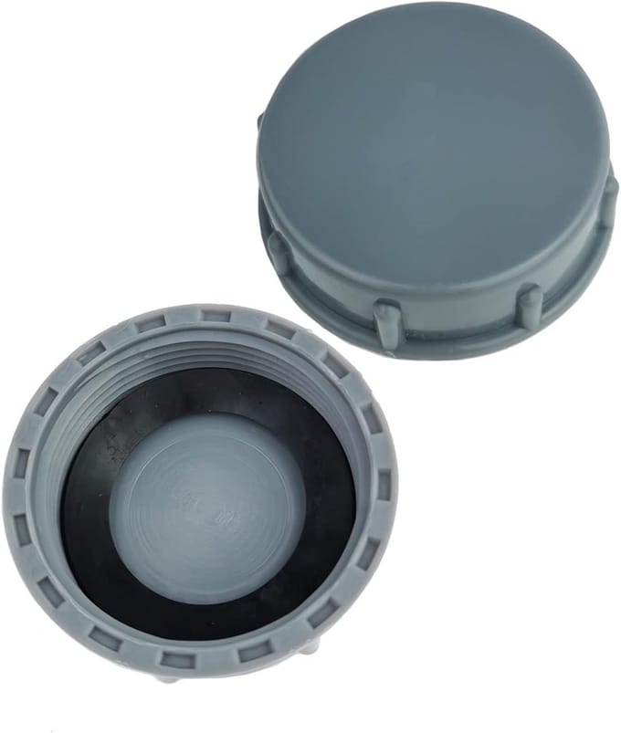 Keukenspoelbak afdichtdop en afvoerbuis set 56 mm - 2 stuks