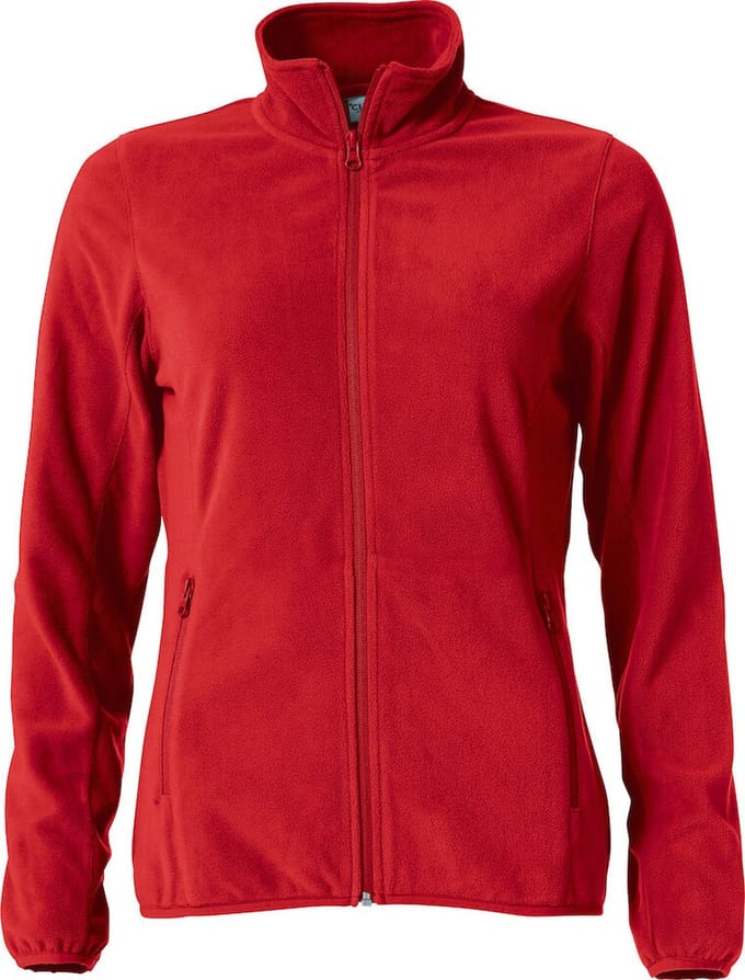 Clique Basic Micro Fleece Jacket Women 023915 - Rood - S
