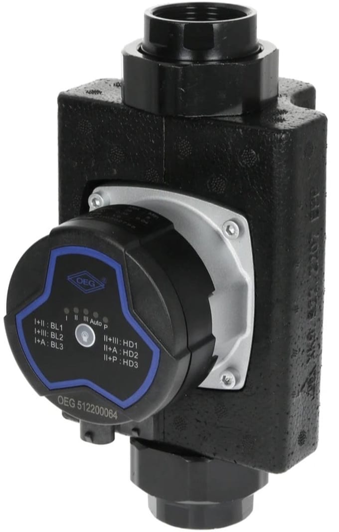 Silvertec Verwarmingscirculatiepomp DN32 met 180 mm lengte