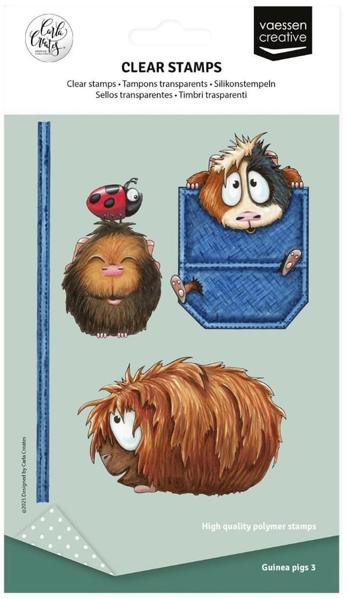 Clearstamps Guinea pigs 3 - Carla Creates