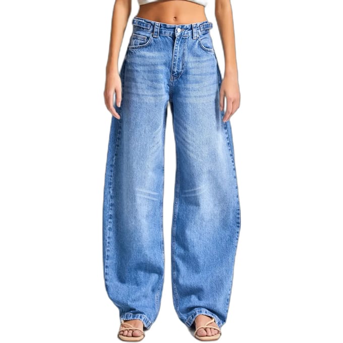 It's Basic - Skater Mid Rise Jeans - Azure