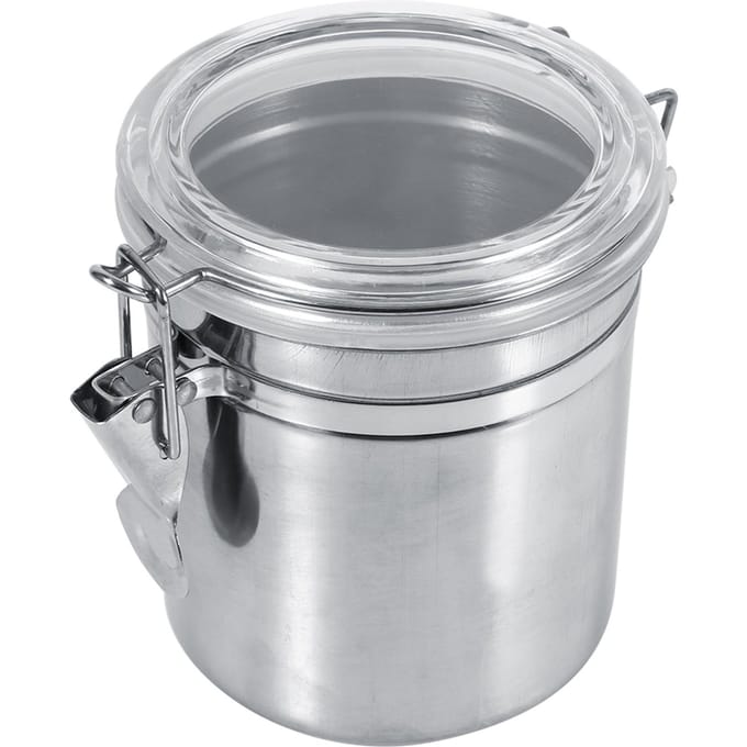 RVS Keuken Voedselcontainer Fles Suiker Thee Koffiebonen Bus (L) Medium 4.75L gray