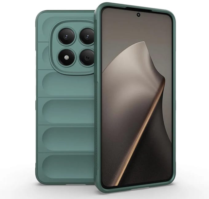 MobyDefend Hoesje - Geschikt voor Xiaomi Redmi Note 15 Pro 4G - TPU Gripcase - Groen