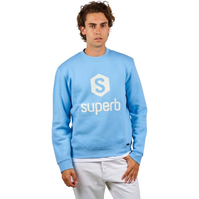 Hexawhite 6020 langärmliges Herren-Sweatshirt mit Rundhalsausschnitt