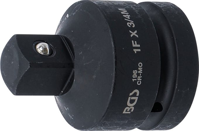 BGS Kracht dopsleuteladapter 1 - buitenvierkant 3/4