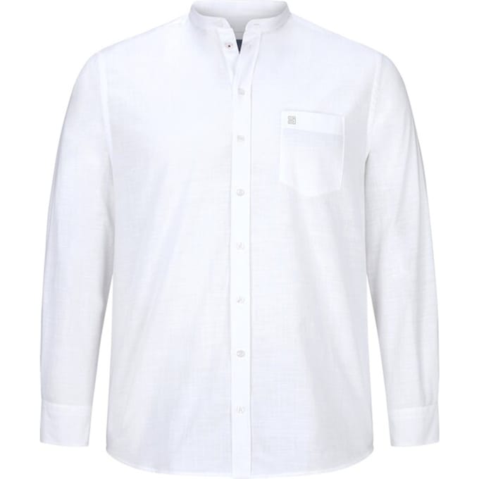 Babista herren Overhemd - 39/40 - wit - Plus Size
