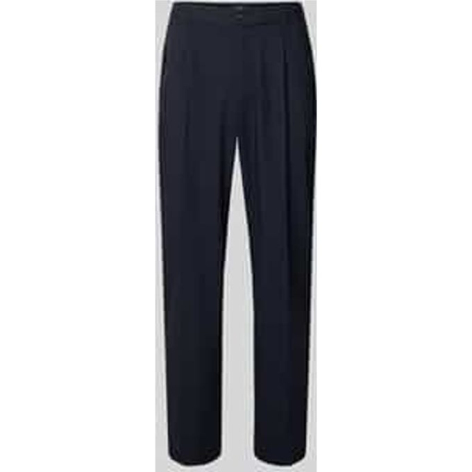 straight fit broek met viscose