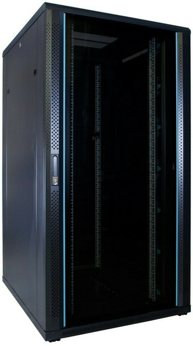 DSIT 32U serverkast met glazen deur 800x1000x1600mm (BxDxH) - serverbehuizing - serverrack - 19 inch