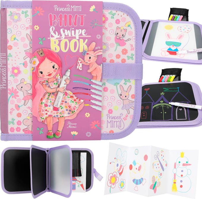 Depesche - Princess Mimi paint & swipe kleurboek