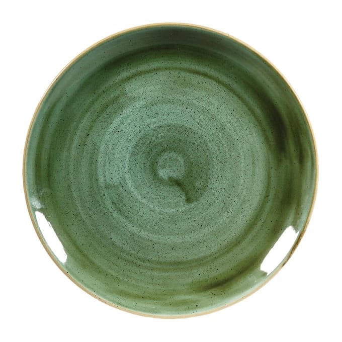 Churchill Stonecast Samphire Green Evolve Coupe Bord 28.6cm (12 stuks)