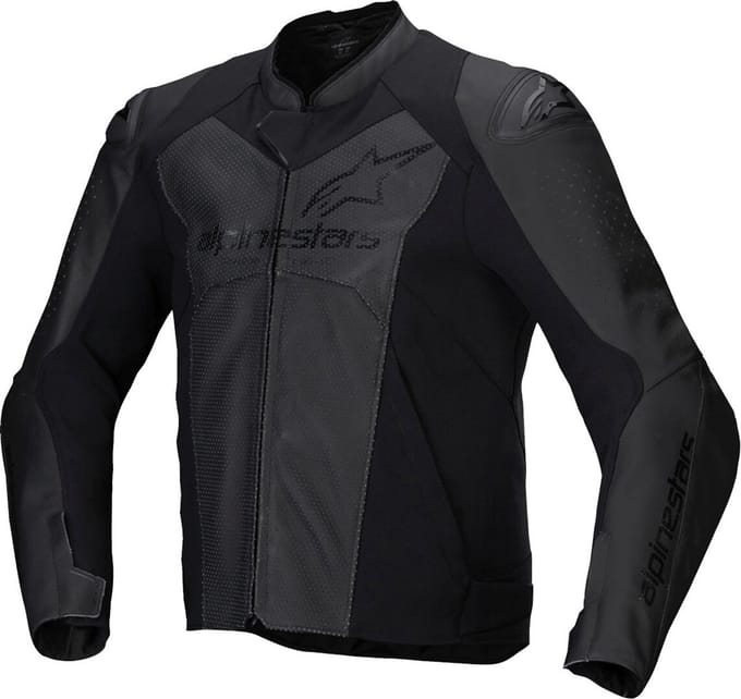 Alpinestars Faster V3 Airflow geperforeerde motorfiets leder- / textieljas -