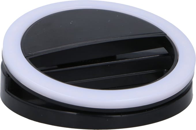 Grundig Selfie Ring Light - Ringlamp Smartphone - 36 LED's - 3 Standen - Ø8,5 Cm