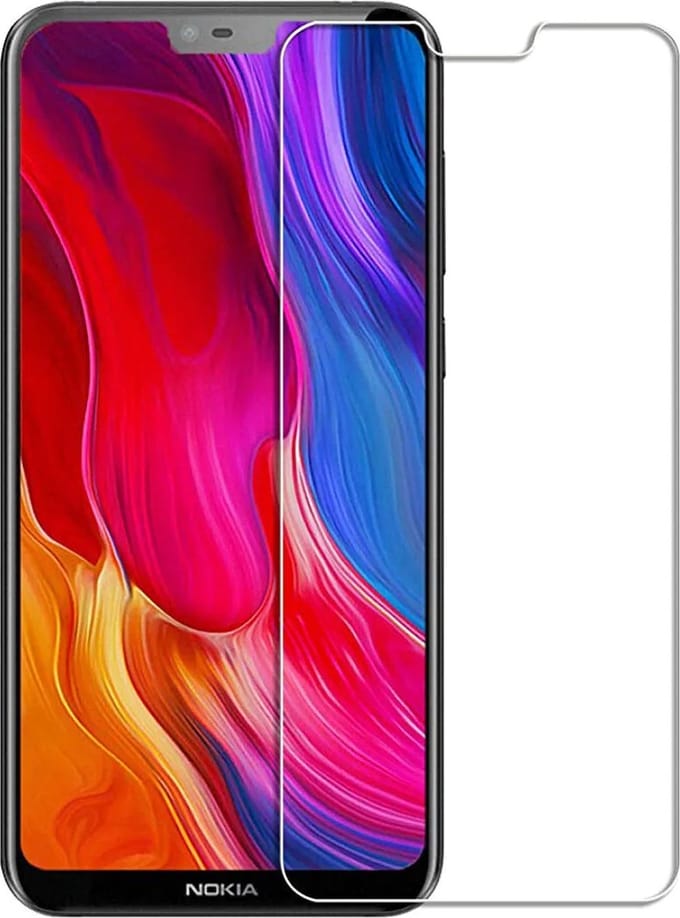 LuxeBass Screenprotector geschikt voor Nokia 6.1 Plus - Gehard Glas - glas scherm - bescherming