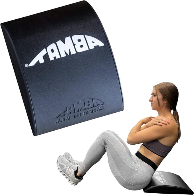 Buikspier Trainer - Core Trainer - Sit-ups en Training - Optimaal Lendesteun - 38x30x6 cm - Zwart