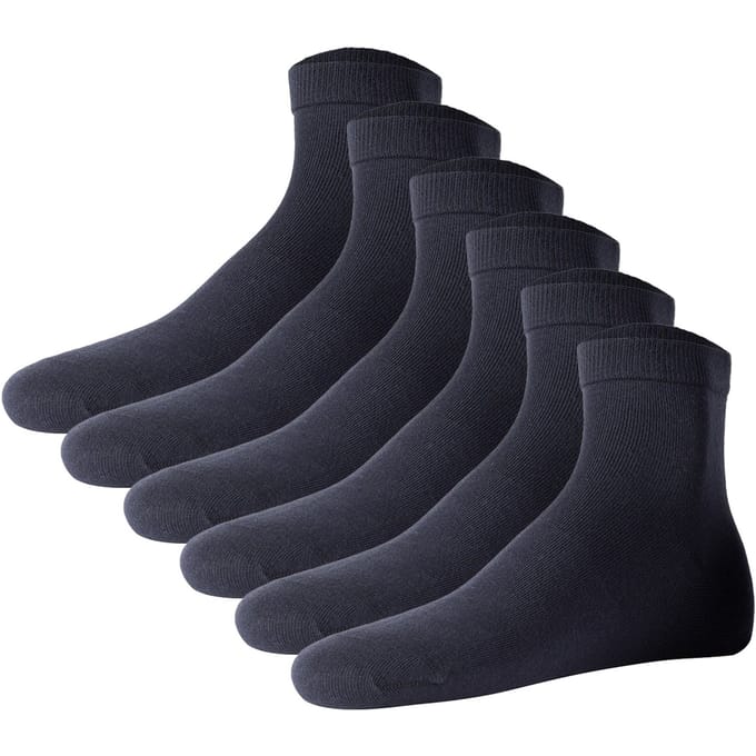 JOOP! Sokken Unisex premium essential cotton Quarter 6p Set van 6