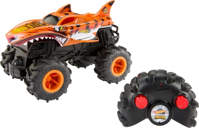 Hot Wheels Monster Trucks 1:24 Scale HW TIGER SHARK RC Vehicle