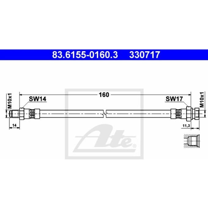 Remleiding ATE 83.6155-0160.3