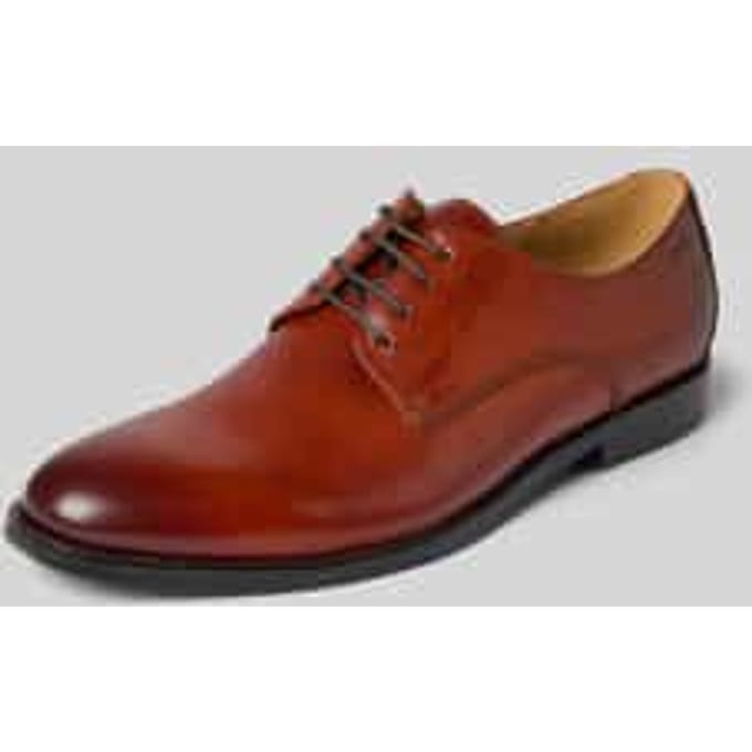 Derby schoenen van leer, model 'SEBASTIAN'