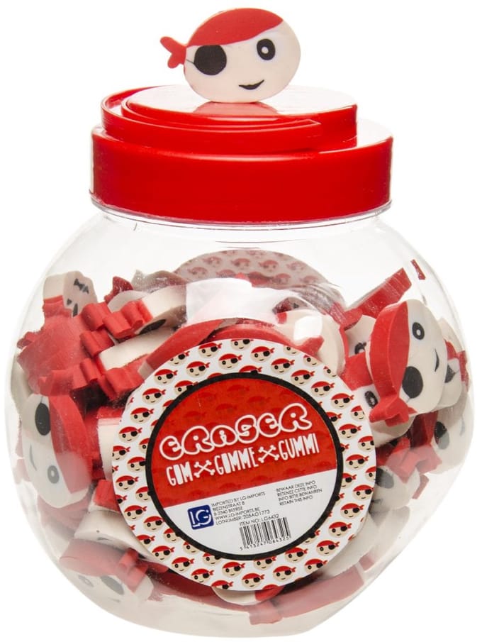 Duckiez Gum Piraat In Pot - 100 stuks
